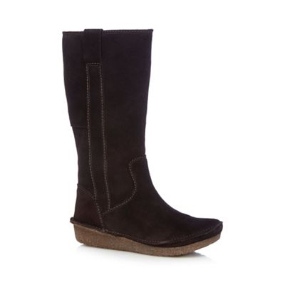Clarks Dark brown 'Lima Rhapsody' knee-high boots